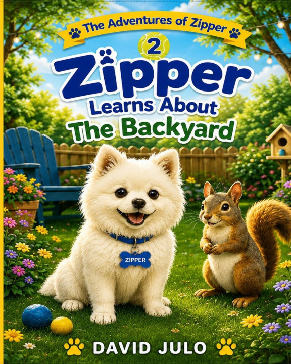 Boek Zipper Learns About the Backyard David Julo