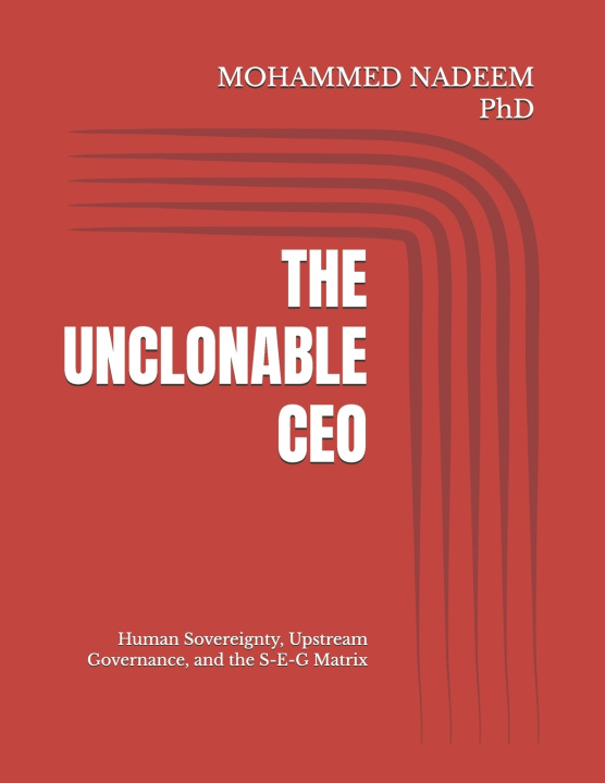 Carte THE UNCLONABLE CEO MOHAMMED NADEEM PhD