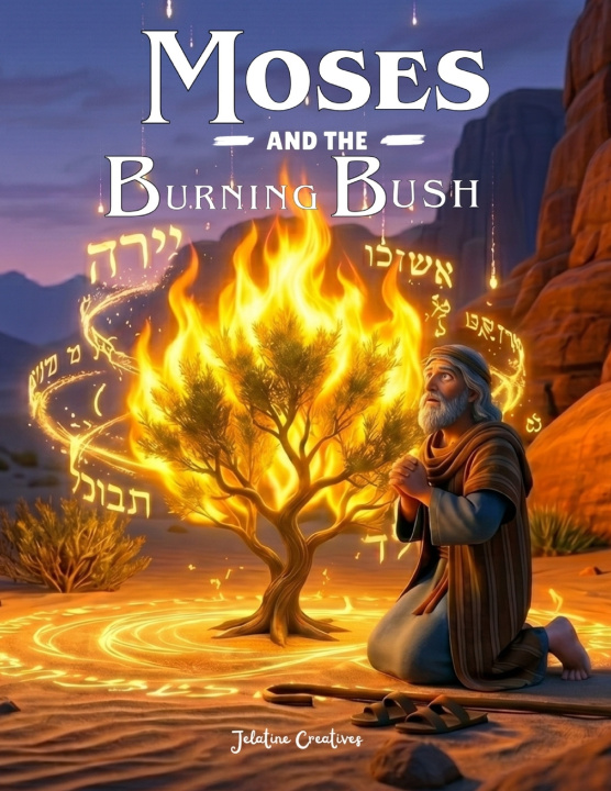 Carte Moses and the Burning Bush Jelatine Creatives