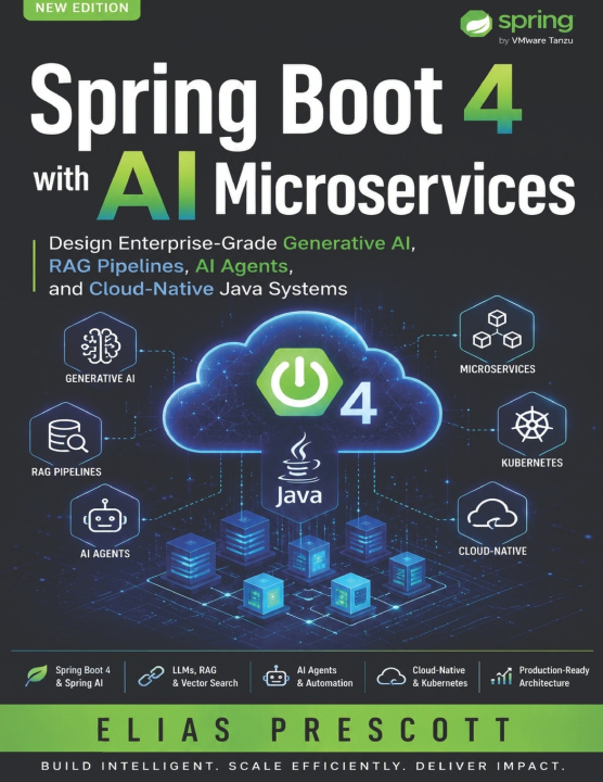Книга Spring Boot 4 with AI Microservices Elias Prescott