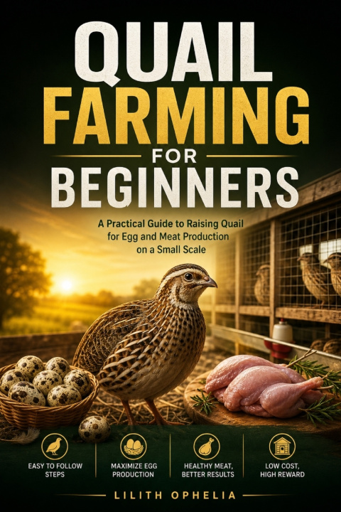 Книга Quail Farming For Beginners Lilith Ophelia