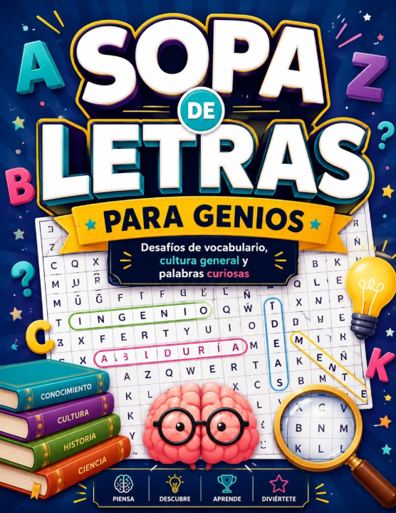 Carte Sopa de Letras para Genios Bogart Albornoz