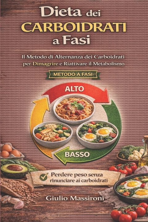 Libro Dieta dei Carboidrati a Fasi Giulio Massironi