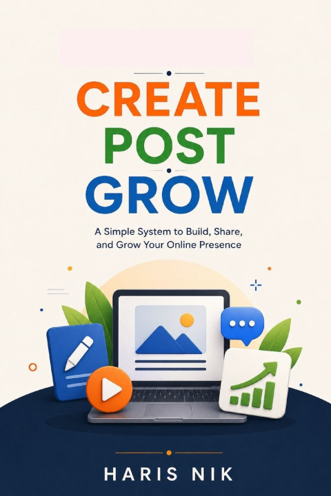 Książka Create, Post, Grow Haris Nik