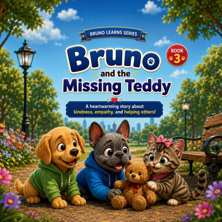 Könyv Bruno and the Missing Teddy Emilia Grigore