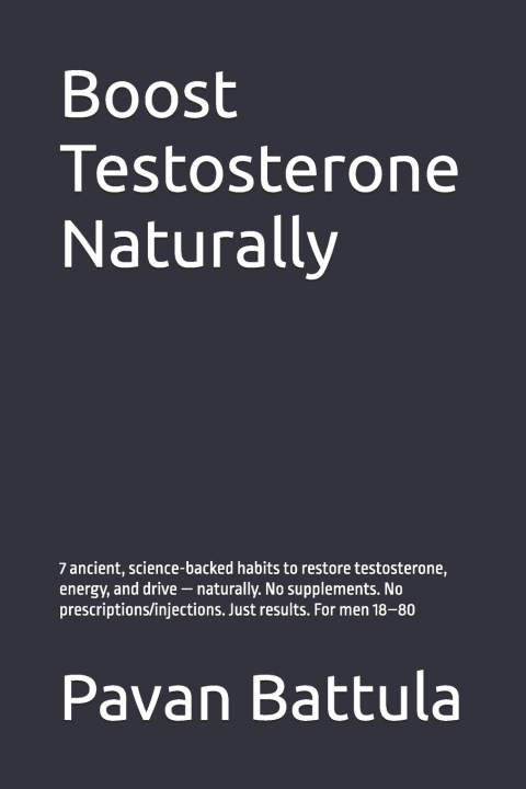 Carte Boost Testosterone Naturally Pavan Battula