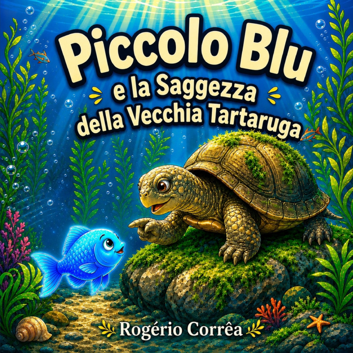 Könyv Piccolo Blu e la Saggezza della Vecchia Tartaruga Rogério Corrêa