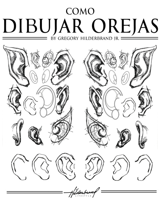 Könyv Cómo Dibujar Orejas Gregory Hilderbrand Jr.