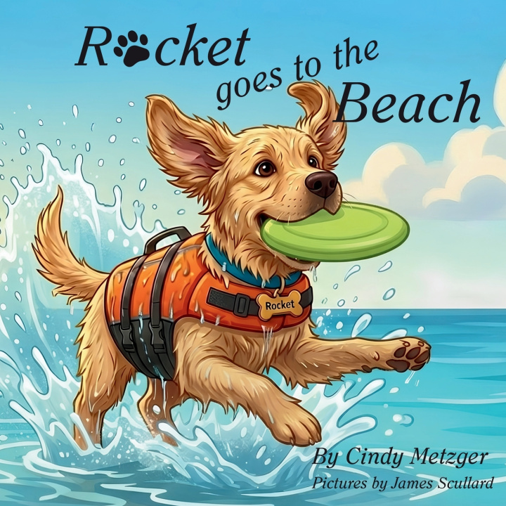 Książka Rocket Goes to the Beach Cindy Metzger