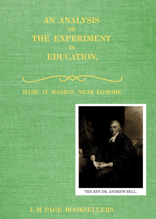 Kniha An Analysis of the Experiment in Education Andrew Bell