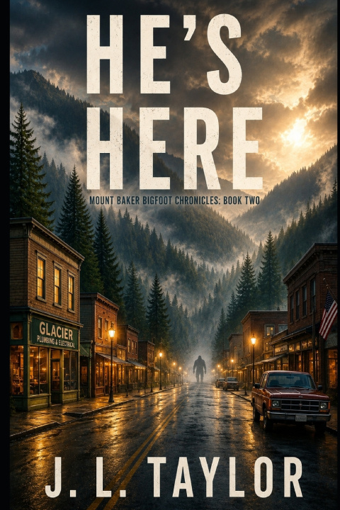Книга He's Here J.L. Taylor