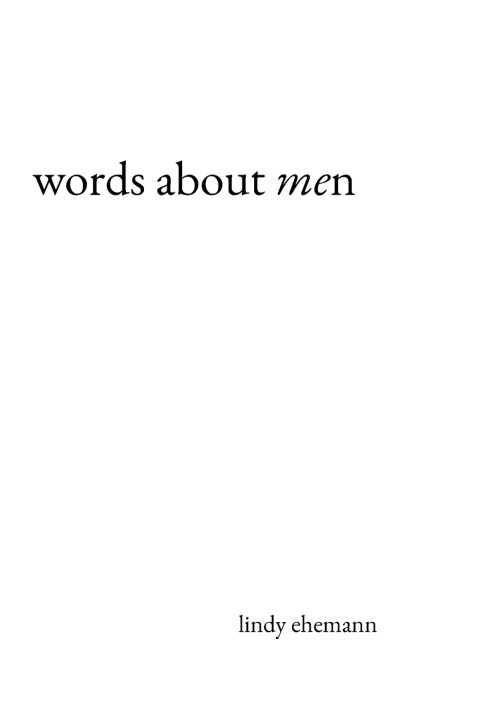 Könyv words about (me)n Lindy Ehemann