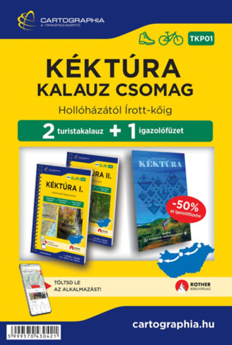 Kniha Kéktúra Kalauz csomag 
