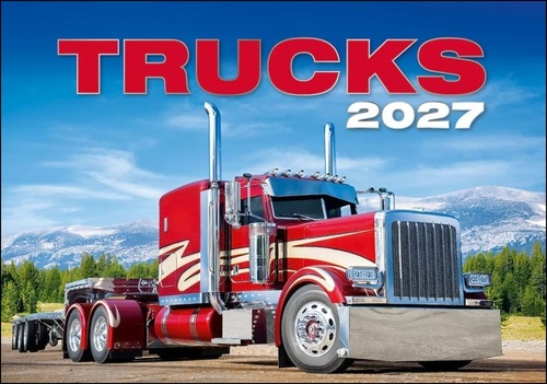 Kalendár/Diár Trucks 2027 - nástěnný kalendář 