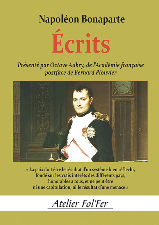 Carte Écrits de Napoléon Bonaparte Bonaparte