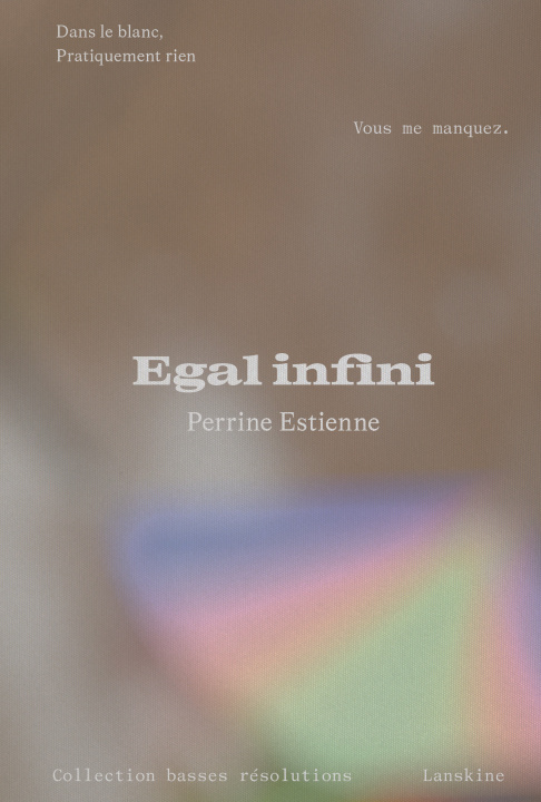 Libro Égal infini Estienne