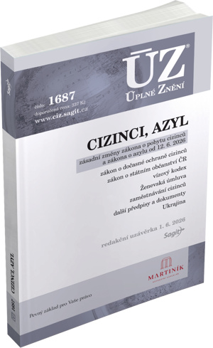 Książka ÚZ 1687 Cizinci, azyl 