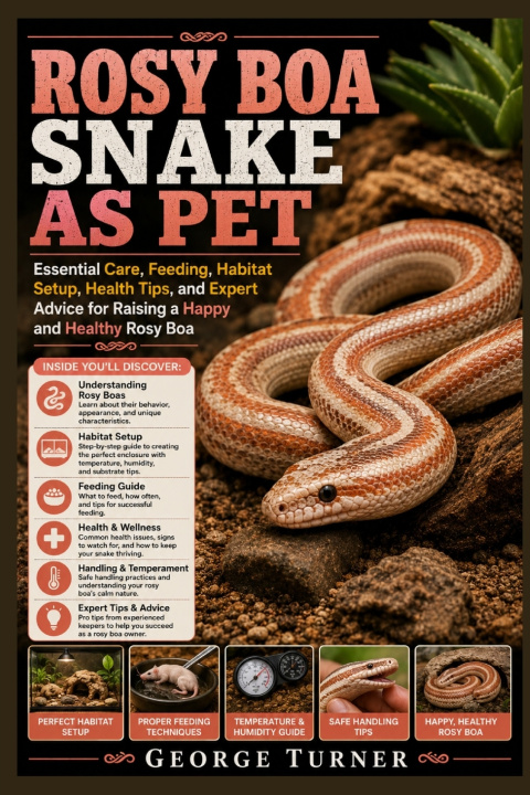 Книга Rosy boa Snake as pet George turner