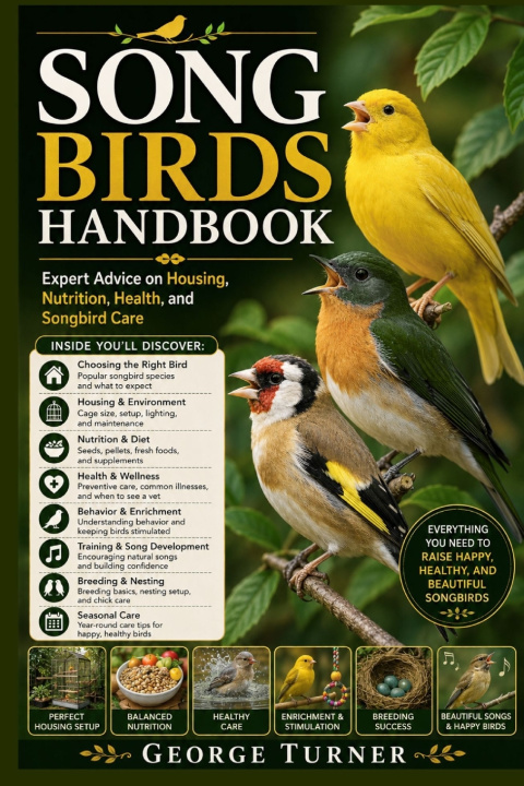 Knjiga song birds Handbook George turner