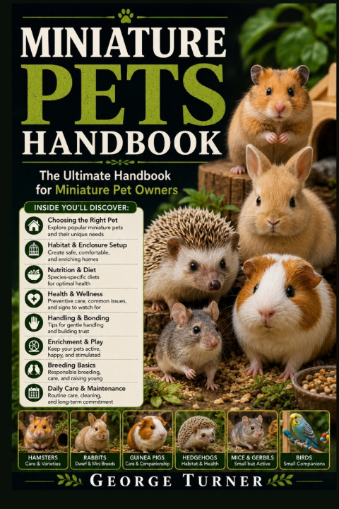 Книга miniature pets Handbook George turner