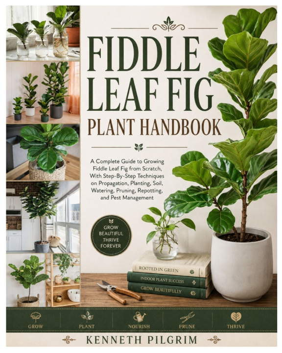 Книга Fiddle Leaf Fig Plant Handbook Kenneth Pilgrim