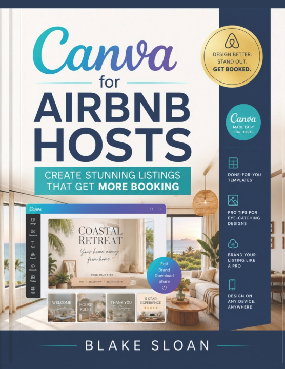 Książka Canva for Airbnb Hosts Blake Sloan