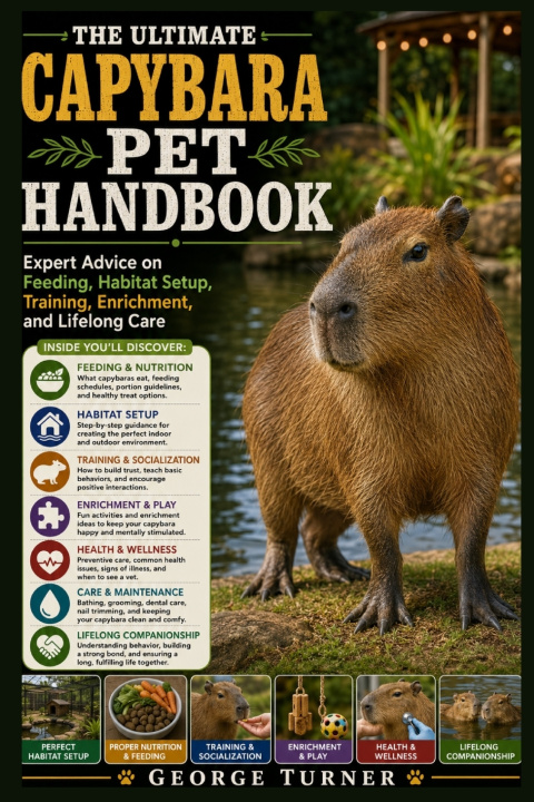 Książka The Ultimate Capybara Pet Handbook George turner