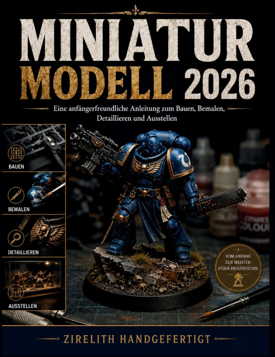 Carte MINIATUR MODELL ZIRELITH HANDGEFERTIGT