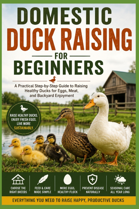 Libro Domestic Duck Raising for Beginners David Josephson