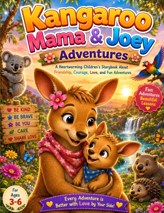 Carte Kangaroo Mama & Joey Adventures shilpa dubey