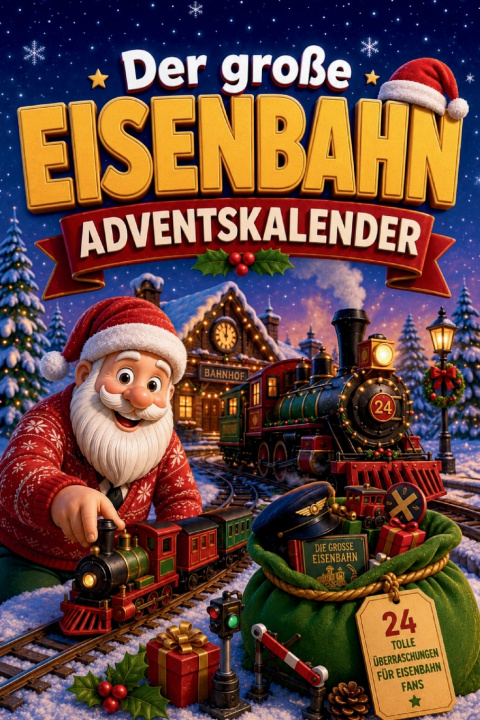 Книга Der große Eisenbahn Adventskalender Friedhelm Wichtel