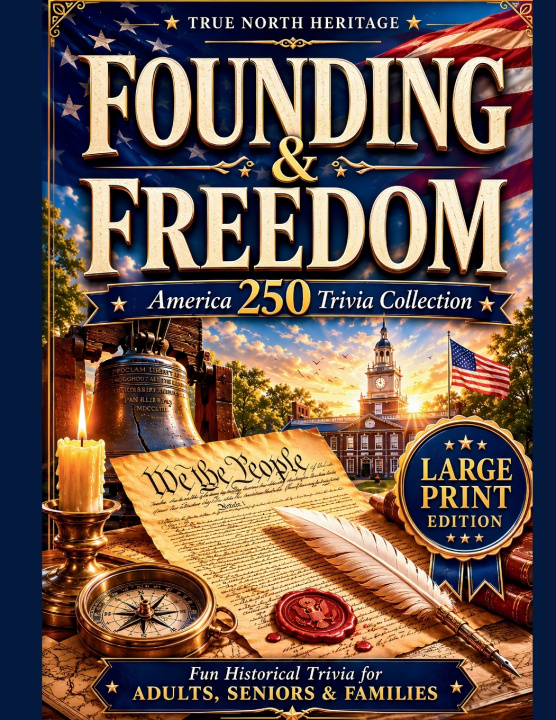 Könyv American Trivia Challenge Founding & Freedom True North Heritage
