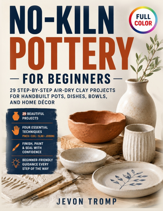 Boek No-Kiln Pottery for Beginners Jevon Tromp