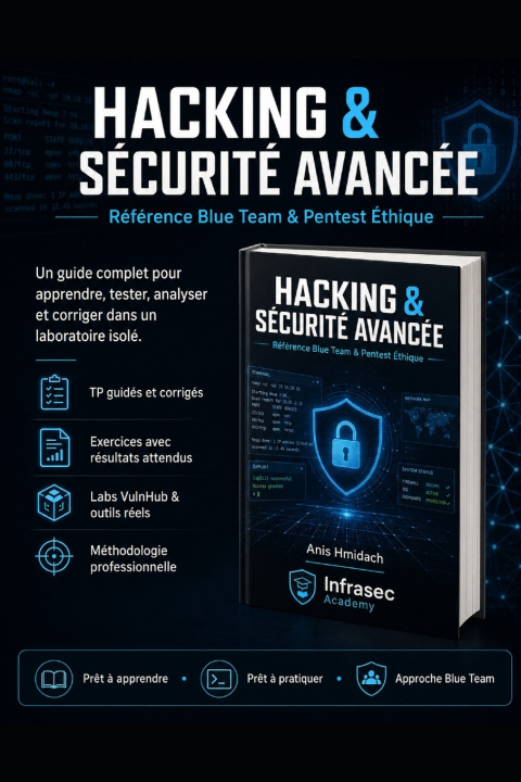 Книга HACKING ET SECURITE MAITRISER LES TECHNIQUES AVANCEES Anis Hmidach