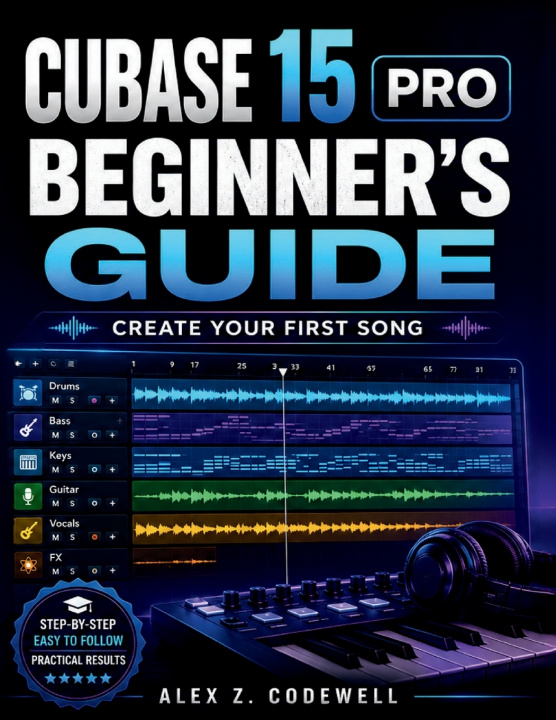 Книга Cubase 15 Pro for Beginners Alex Z. Codewell
