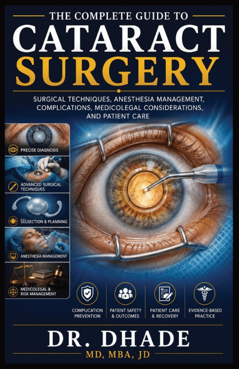 Livro THE COMPLETE GUIDE TO CATARACT SURGERY MBA JD Dhade MD