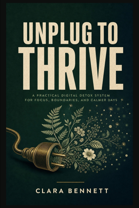 Книга Unplug to Thrive Clara Bennett