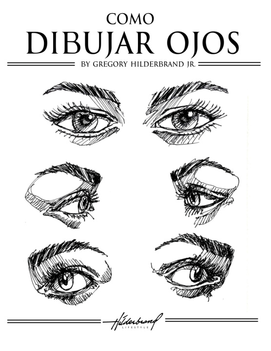 Buch Cómo Dibujar Ojos Gregory Hilderbrand Jr.
