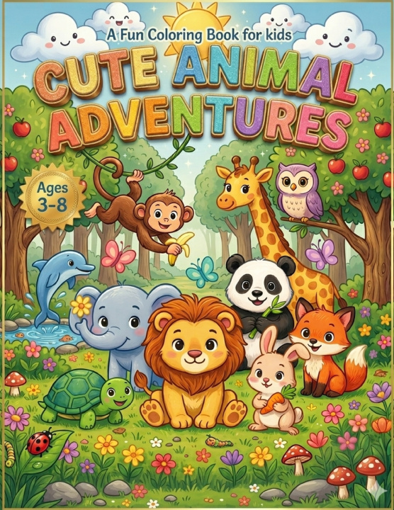 Książka Cute Animal Adventures Emma Dreamweaver