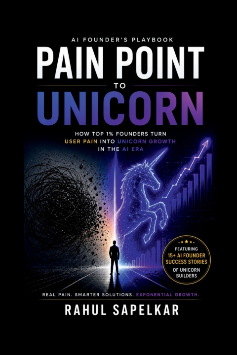 Könyv AI FOUNDER'S PLAYBOOK PAIN POINT TO UNICORN RAHUL SAPELKAR