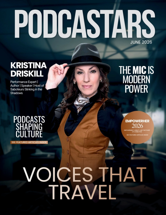 Carte PODCASTARS Magazine Hanna Olivas
