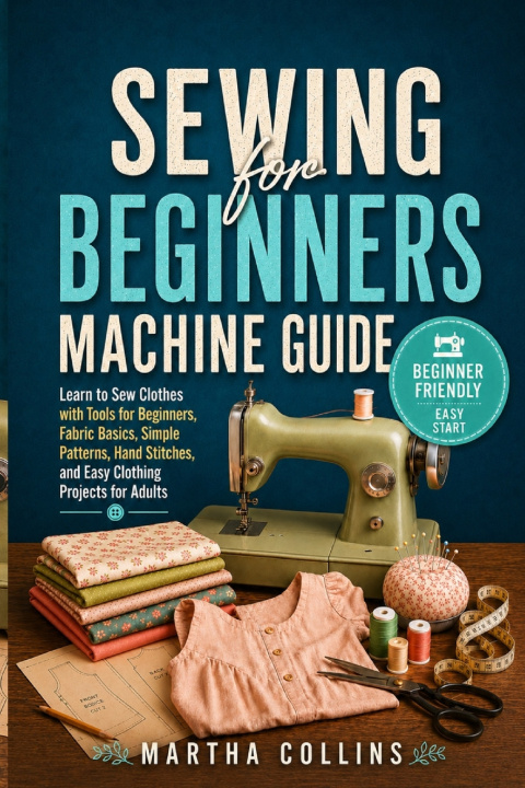 Book Sewing for Beginners Machine Guide Martha Collins