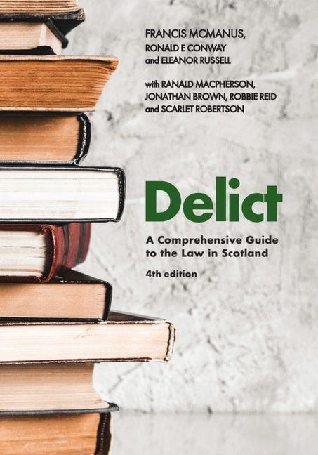 Book Delict, 4th edition Francis Mcmanus