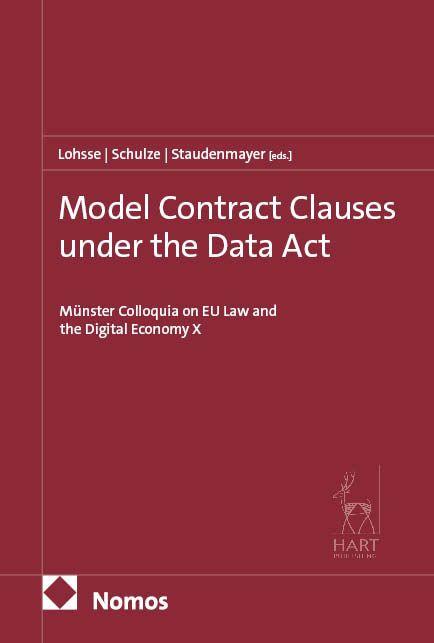 Book Model Contract Clauses under the Data Act Reiner Schulze