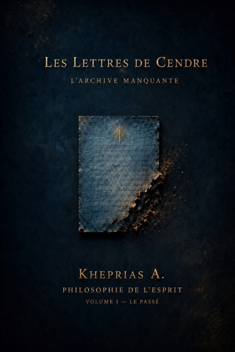 Βιβλίο Les lettres de cendre Kheprias A.