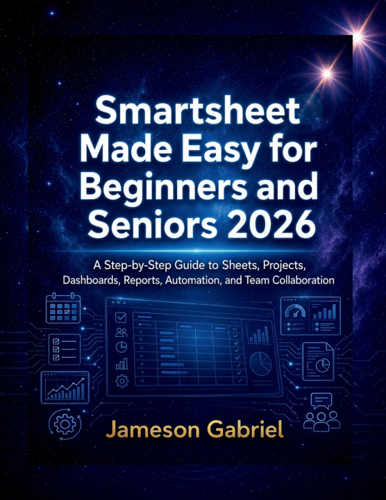 Книга Smartsheet Made Easy for Beginners and Seniors 2026 Jameson Gabriel