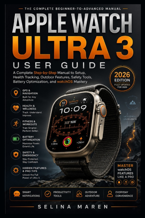 Książka Apple Watch Ultra 3 User Guide Selina Maren