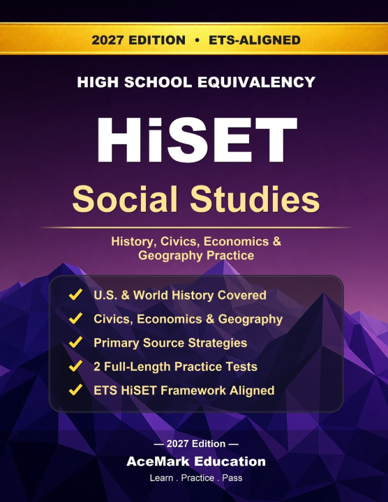 Книга HiSET Social Studies AceMark Education