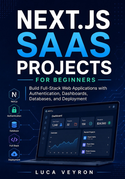 Книга Next.js SaaS Projects for Beginners Luca Veyron