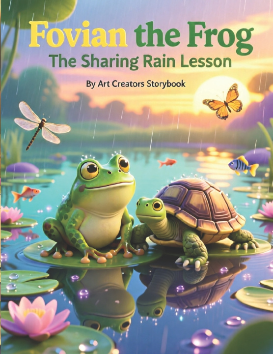 Carte Fovian the Frog The Sharing Rain Lesson Art Creators